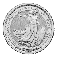 2025 1/4 oz British Britannia Silver Coins