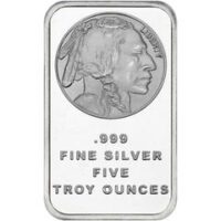 5 oz SilverTowne Buffalo Silver Bars