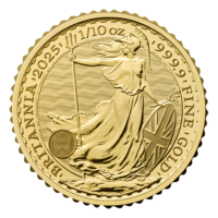 2025 1/10 oz British Gold Britannia Coin